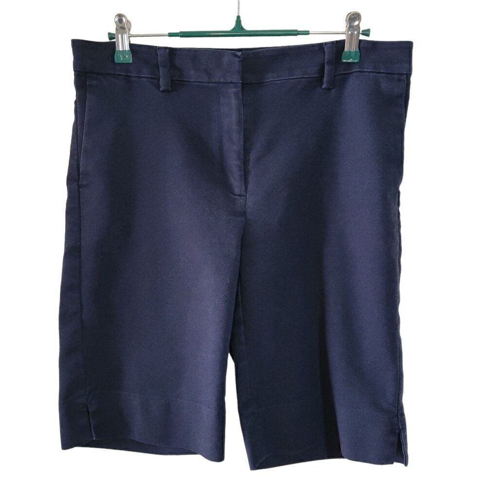 J. Jill Navy Bermuda Shorts